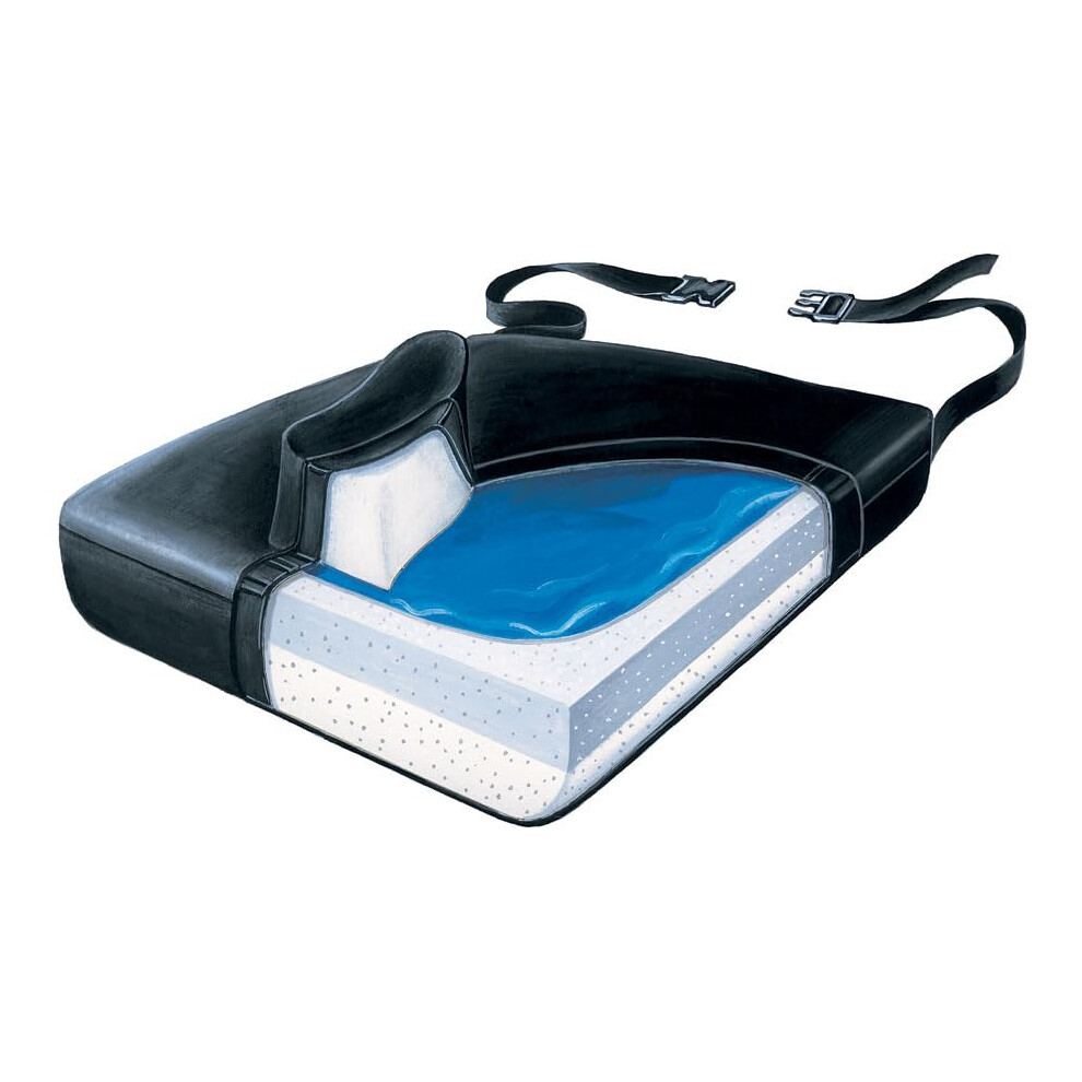 Skil-Care Slide-Guard 20"""" Foam Vinyl Cushion 20"""" W X 16"""" D X 2"""" H - Extra Wide Soft Foundation Low-Shear Vinyl 751269