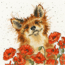 Bothy Threads XHD33 Cross Stitch Kit - Poppy Field ?n Multi Color