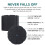 KUVRD - Universal Lens Cap Version 1 - Passer til 99 % DSLR-objektiver Element Proof Lifetime Coverage 2-Pack 5
