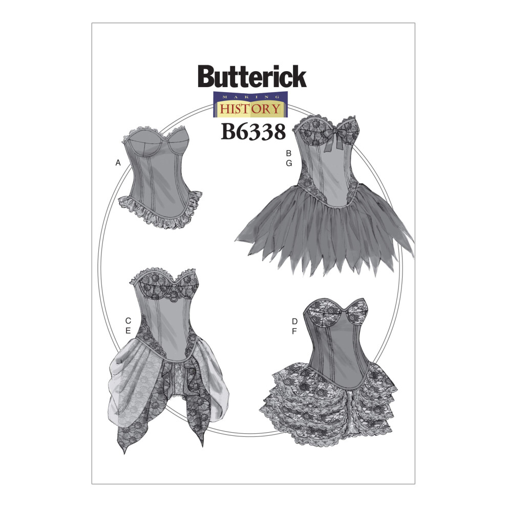 Butterick Pattern Misses Costumes, Sizes 6-14