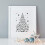 Weihnachtsbaum Schablone - Feiertagsdesigns, Schablonenbäume 3