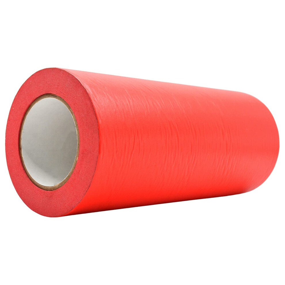 Wod Mtc5 Colored Masking Tape Red 12 Inch X 60 Yds. Colorful Teacher Painters Tape For Fun Diy Art & Crafts Lab Labeling Writable & Classroom Dec 742309091319