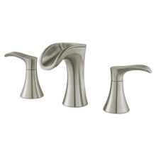 Pfister LF-049-BRKK Brea 8'' Widespread 2-Hand Wasserfall-Badezimmerarmatur Nickel