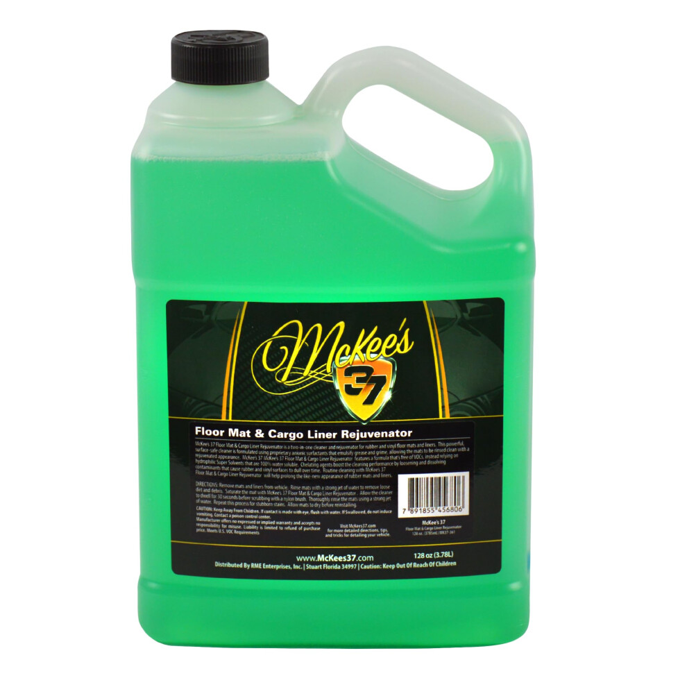 Mckee's 37 Mk37-361 Floor Mat & Cargo Liner Rejuvenator 128 Fl. Oz 789185545680