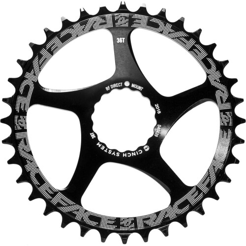 (30T, Black) Race Face Direct Mount 10/12 Speed Chainring