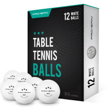 PRO SPIN Ping Pong Balls - White 3-Star 40+ Table Tennis Balls | High-Performance ABS Training Balls | Ultimate Durability for Indoor & Outdoor Table