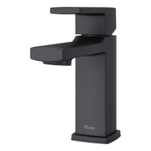 Pfister LG42-DAPB Deckard grifo de baρo central de control ϊnico de 4 pulgadas con empuje y sello, color negro mate