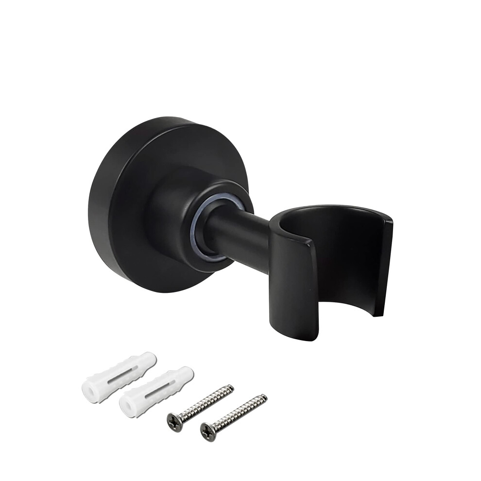 Phasat Shower Head Holder Wall Mount Sus304 Stainless Steel Shower Wand Holder Adjustable Handheld Shower Head Bracket Holder Matte Black A13021b 757255782457