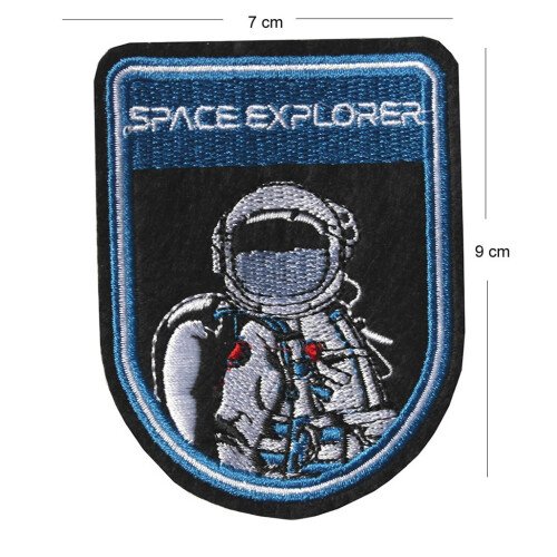 TENNER.LONDON Set mit 7 Aufnäher Astronauten für Bügeln oder Nähen 1