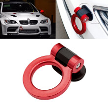 Xotic Tech JDM Track Racing Style paraurti rimorchio gancio di traino anello adesivo decorativo universale adatto a tutte le auto camion SUV ross