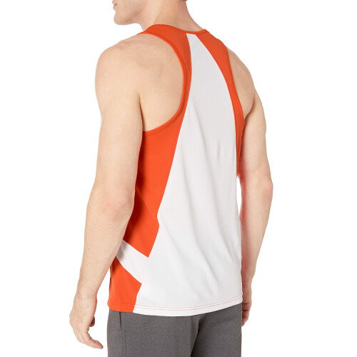 Asics ASICS Team Sweep Singlet Orange/Wei 3X-Large 1
