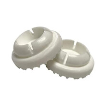 Sunnliand Patio 1"""" Special Smedejernsstol Cup Glide Beskyt dine udend?rsm?bler M?belskydere Gulvbeskytter Pakke med 16 hvide