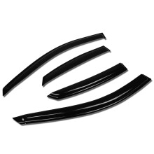 DNA MOTORING WVS-T2-0143 Deflettore per visiera per finestra di ventilazione, protezione antipioggia/sole, confezione da 1