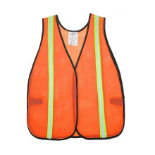SIFE Paquete de 10 chalecos reflectantes de seguridad de alta visibilidad hechos de tela de malla transpirable y naranja nen con diseo elstico