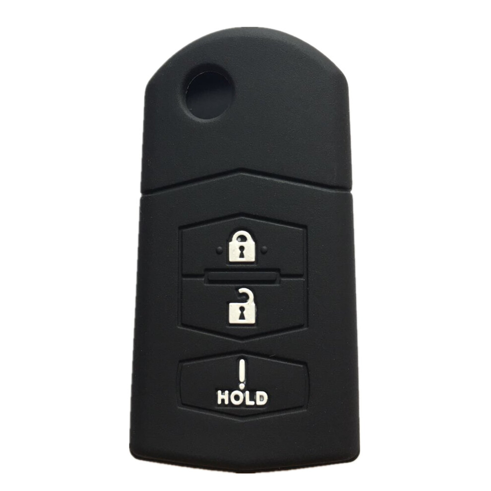 Rpkey Silicone Keyless Entry Remote Control Key Fob Cover Case Protector Replacement Fit For Mazda 2 3 5 6 Cx-5 Cx-7 Cx-9 Rx-8 Mx-5 Miata Bgbx1t478sk 709889848016