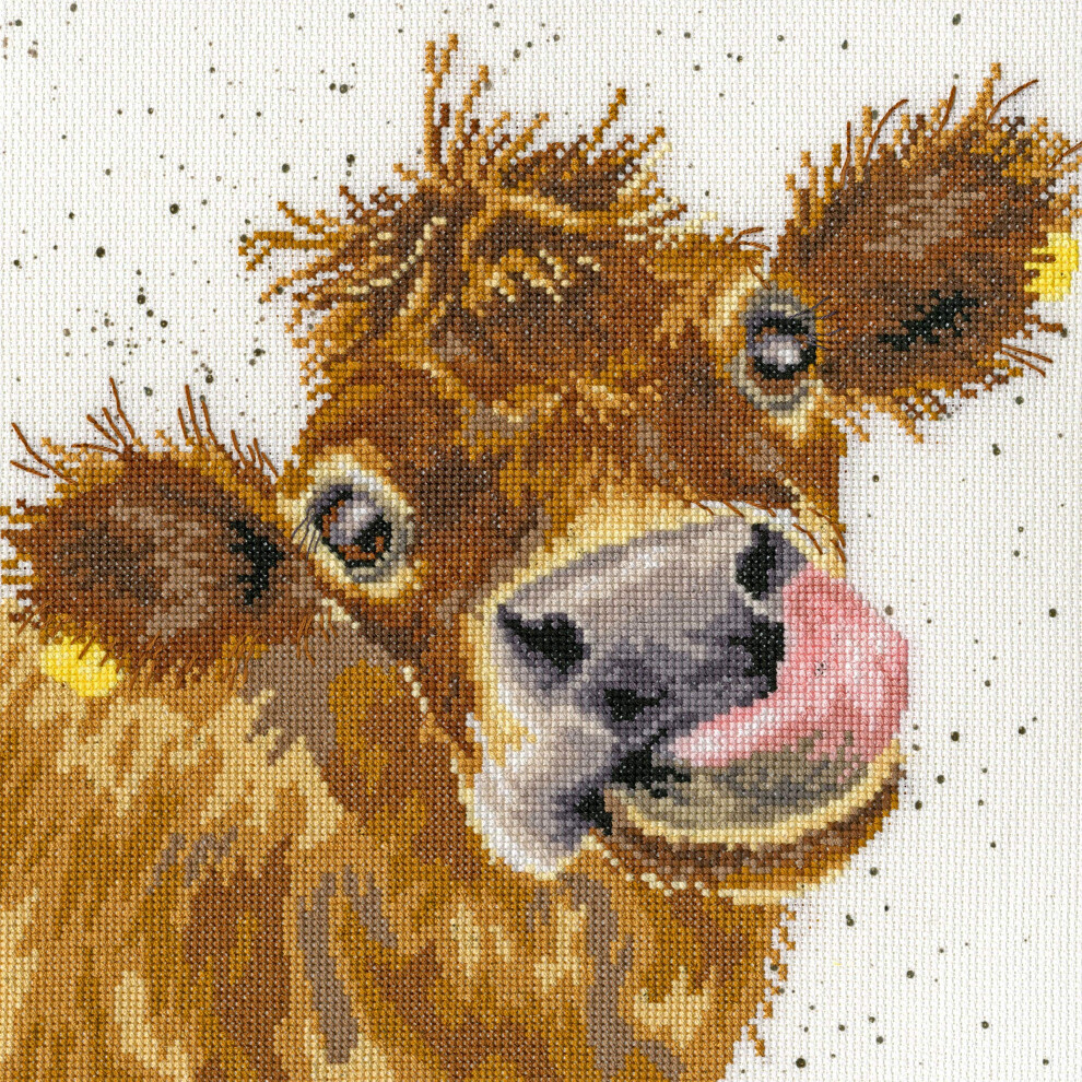 Bothy Threads Moo (Xhd48) Cross Stitch Kit By Wrendale Designs - Image 4