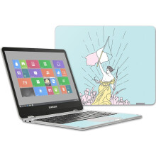 MightySkins Huid Compatibel met Samsung Chromebook Plus 12.3"(2017 - Liberty Final | Beschermend en Uniek
