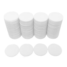 SmartDealsPro Set of 100 1 Inch Opaque Plastic Learning Counters Mini Poker Chips Game Tokens with Storage Box (White)