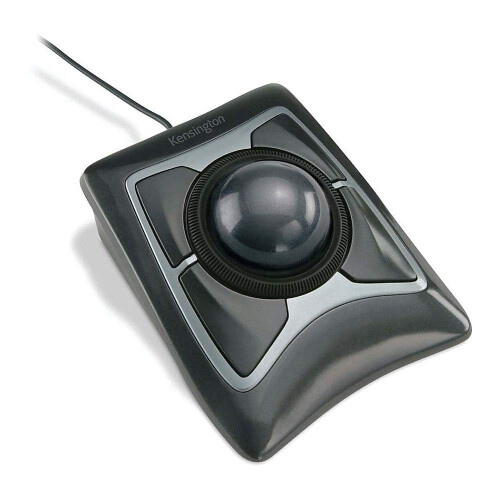 Kensington, Expert Mouse Wired Trackball, cabo USB, compatível com PC e Mac, preto