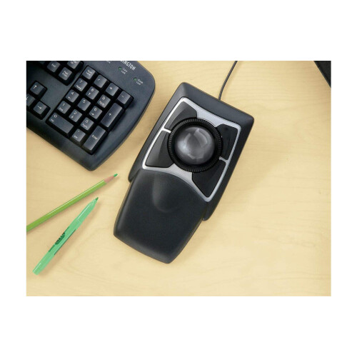 Kensington, Expert Mouse Wired Trackball, cabo USB, compatível com PC e Mac, preto 1