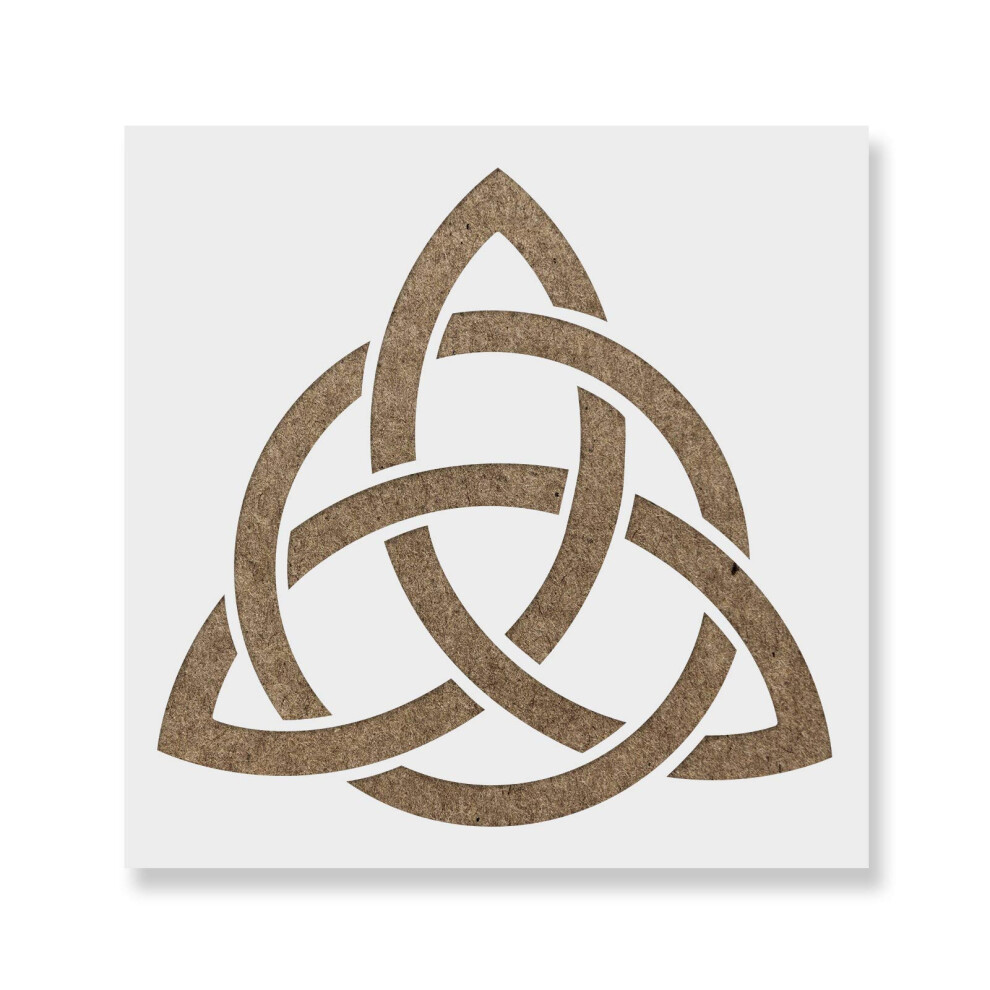 Celtic Triquetra Knot Stencil - Diy Symbol Stencil Triquetra Knot Designs 689353730668