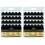 2-Pack Bundle - Canson Self Adhesive Photo Corners Peel-Off Archival Quality Black 252 count each Pack 1