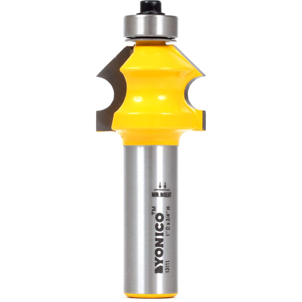 Yonico Router Bits Wainscoting Bevel & Bead 1/2-Inch Shank 13111 765573832778