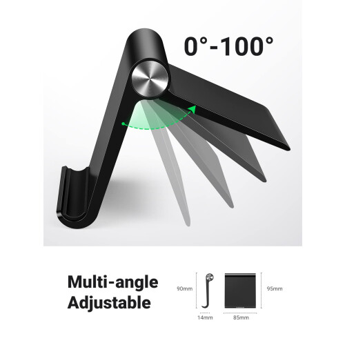 UGREEN Phone Stand for Desk Mobile Phone Holder Adjustable Foldable 2