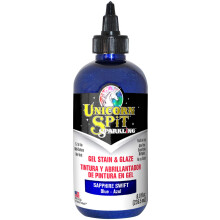 Unicorn Spit Sparkling Wood Stain & Glaze 8oz-Sapphire Swift