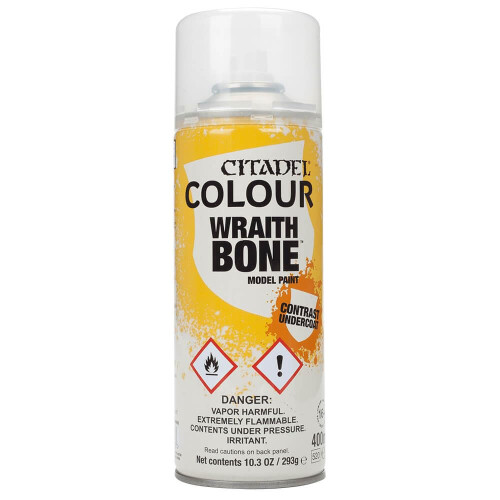 Games Workshop Citadel Colour - WraithBone Model Paint Contrast Undercoat Spray