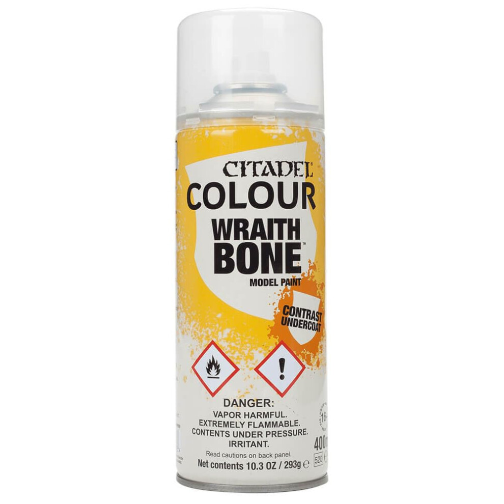 Games Workshop Citadel Colour - Wraithbone Model Paint Contrast Undercoat Spray