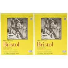 Strathmore Bristol Vellum Papierblock 11x14-20 Blätter
