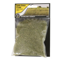 Woodland Scenics FS627 12mm Static Grass Light Green Scenic Brush Foliage Flock
