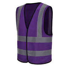 AYKRM lila byggnadsarbetarvst (XS-8XL) (Medium Lila)