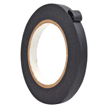 WOD MTC5 Cinta adhesiva de color negra 1/2 pulgada x 60 yardas. Cinta colorida para pintores de profesores para diversin, arte y manualidades, e
