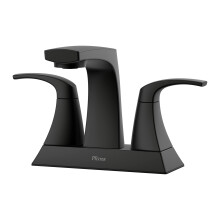 Pfister Karci rubinetto per lavabo da bagno 4 pollici Centerset 2 maniglie 3 fori finitura nero opaco LF048KABB