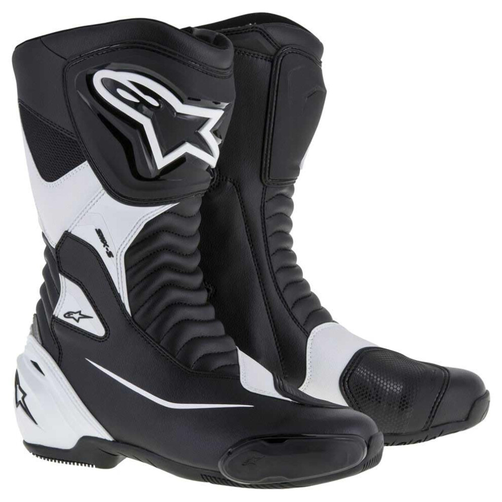 (41) Alpinestars Smx S Boots Black / White White,Black 8021506618751