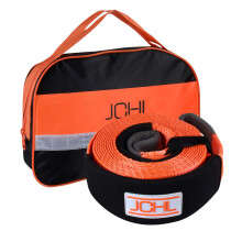 JCHL Cinghia di traino per recupero Cinghia di recupero in poliestere resistente 3"" x 20ft 35000LBS (18TON) Capacit? nominale Corda da traino fuo