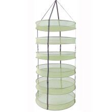 HORTIPOTS Kruidendroogrek Opvouwbaar 2,5 ft Hangend Droog Netrek voor Hydrocultuur Kruidenpot Groente Fruit Bloem of Kleding Wasserij