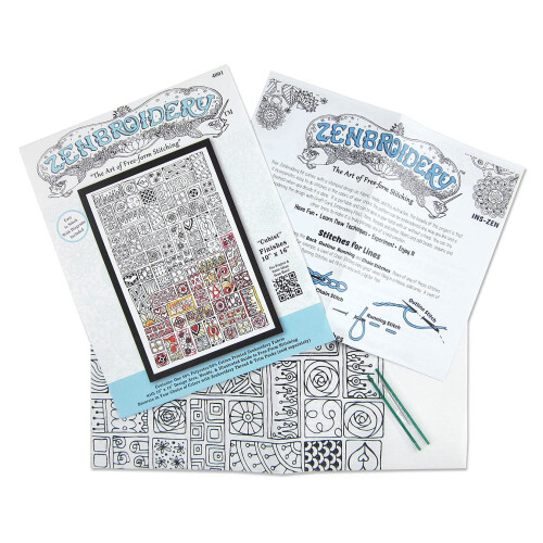 Kit de Zenbroidery Cubista Tobin, Blanco 2