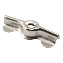 Prime-Line L 5939 Double Wing Flush Clip 1-11/16 In. x 3/4 palce lisovan ocelov nikl (4 balen)