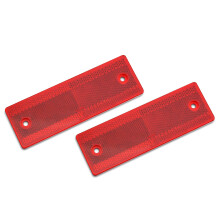 MFC PRO Stick-On Trailer Reflector Reflecterend Rood (Rode Sticker/Schroefbevestiging)