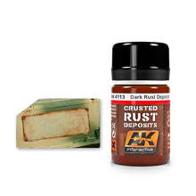 AK-Interactive AK 4113 m?rk rustaflejring - 35 ML / 1,18 Fl.Oz krukke - Modelbygningsmaling og -v?rkt?j # AK-4113