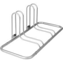 Suporte de Chão para 2 Bicicletas Retrospec Stash Rack, Cinza
