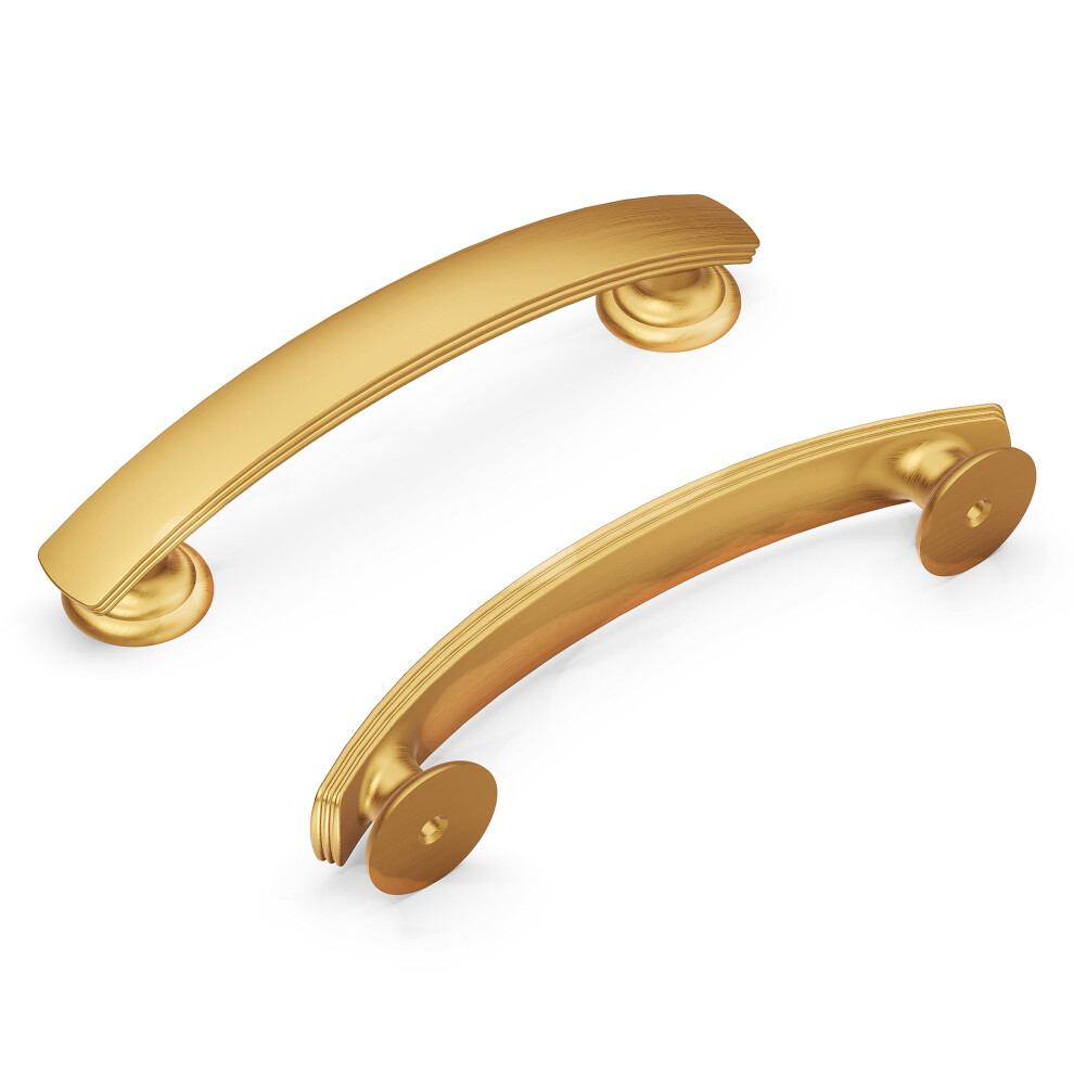 Hickory Hardware 1 Pack Solid Core Kitchen Cabinet Pulls Luxury Cabinet Handles Hardware For Doors & Dresser Drawers 3-3/4 Inch (96Mm) Hole Center 078555888404