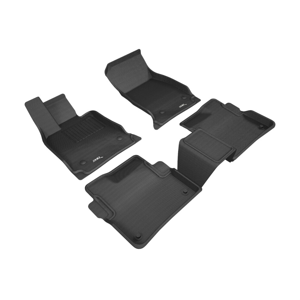 3D Maxpider L1cd01701509 Kagu R1 R2 Floor Mat For 2016-2018 Cadillac Ct6, Black 190204030047