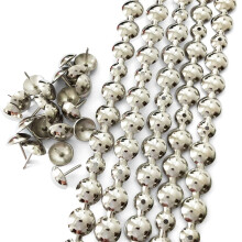 Let's Decorate 10 Meters D16mm Nickel Plated Decorative Nail Strips/Nailhead Trims Upholstery Sofa Tacks Loosing Tacks Matched (M:16mm Nickel)