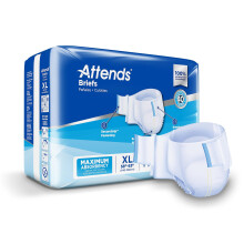 Partecipa a slip usa e getta per incontinenza degli adulti X-Large 58""-63"" Vita con chiusure a linguetta Massima assorbenza Nucleo e materiali tr