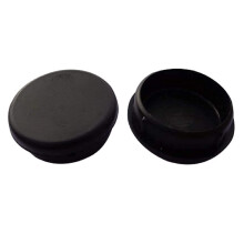 NickHouse 1-1/4"""" Deluxe kovcsoltvas teraszbtor lbsapkk terasz szk lbsapkk fm szkekhez Asztali bett Sikl 16 db (fekete)