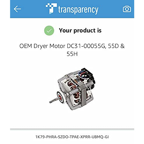 Moteur de sche-linge OEM DC31-00055G 55D et 55H 1